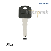Gerda 052 - klucz surowy - do zabezpieczeń rowerowych nr 7 - Flex